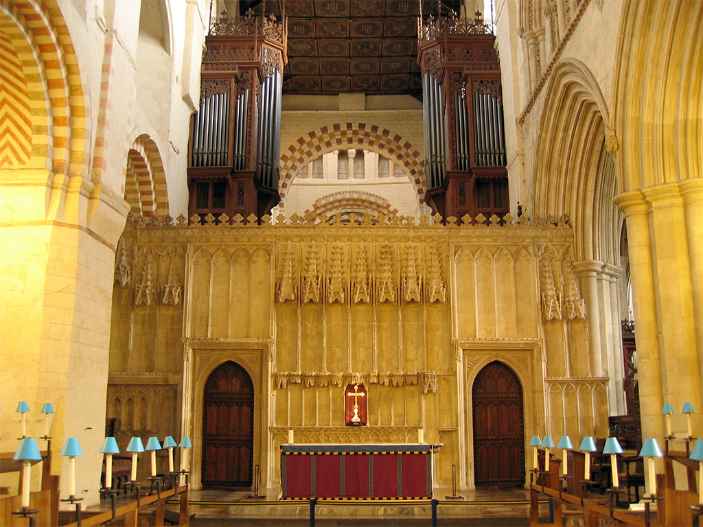 Photograph of the Nave Altar, St Albans Cathedral
