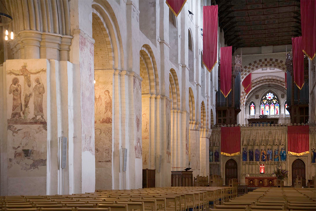 Photograph of the Nave, St Albans Cathedral