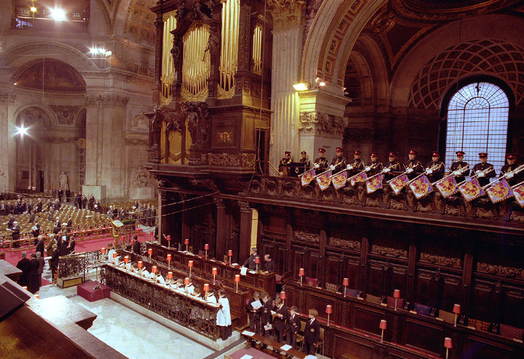 Image: Final rehearsal for HM The Queen's Silver Jubilee - June 1977 (photograph by Nicolas Ware)